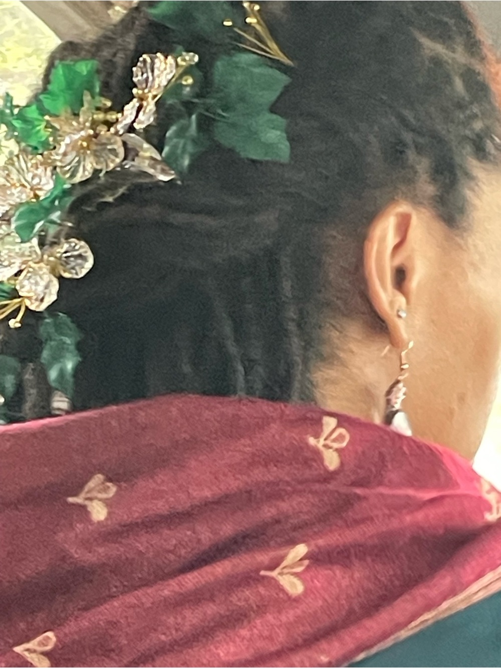 Green Goddess Decorative Hair Pins
